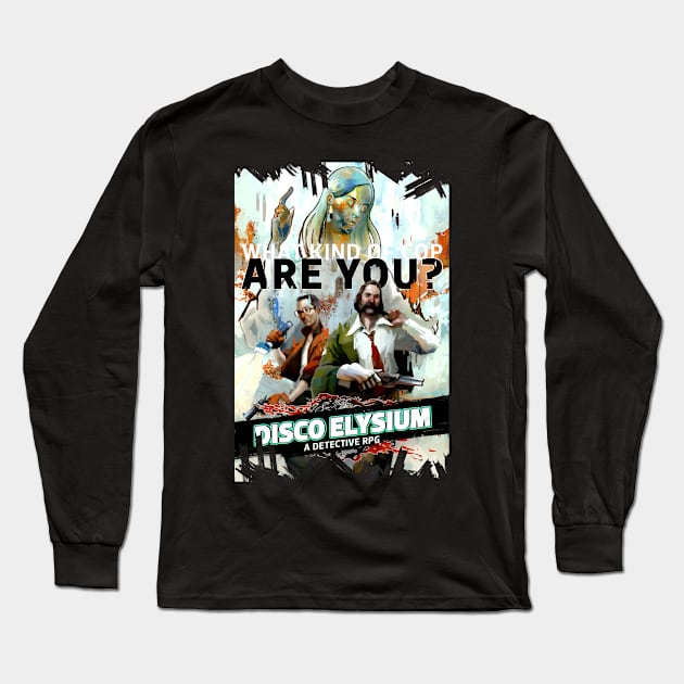 Detective RPG Long Sleeve T-Shirt by GALER